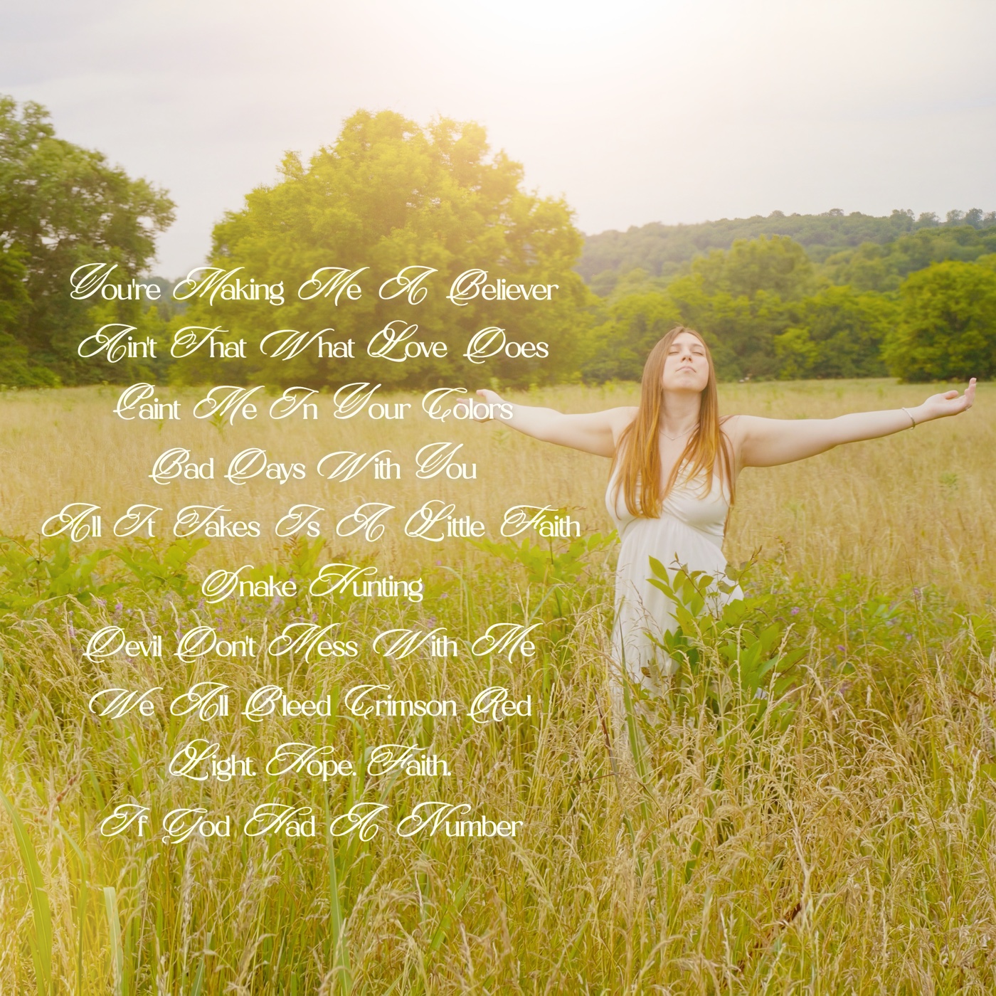 Light. Hope. Faith. tracklist art